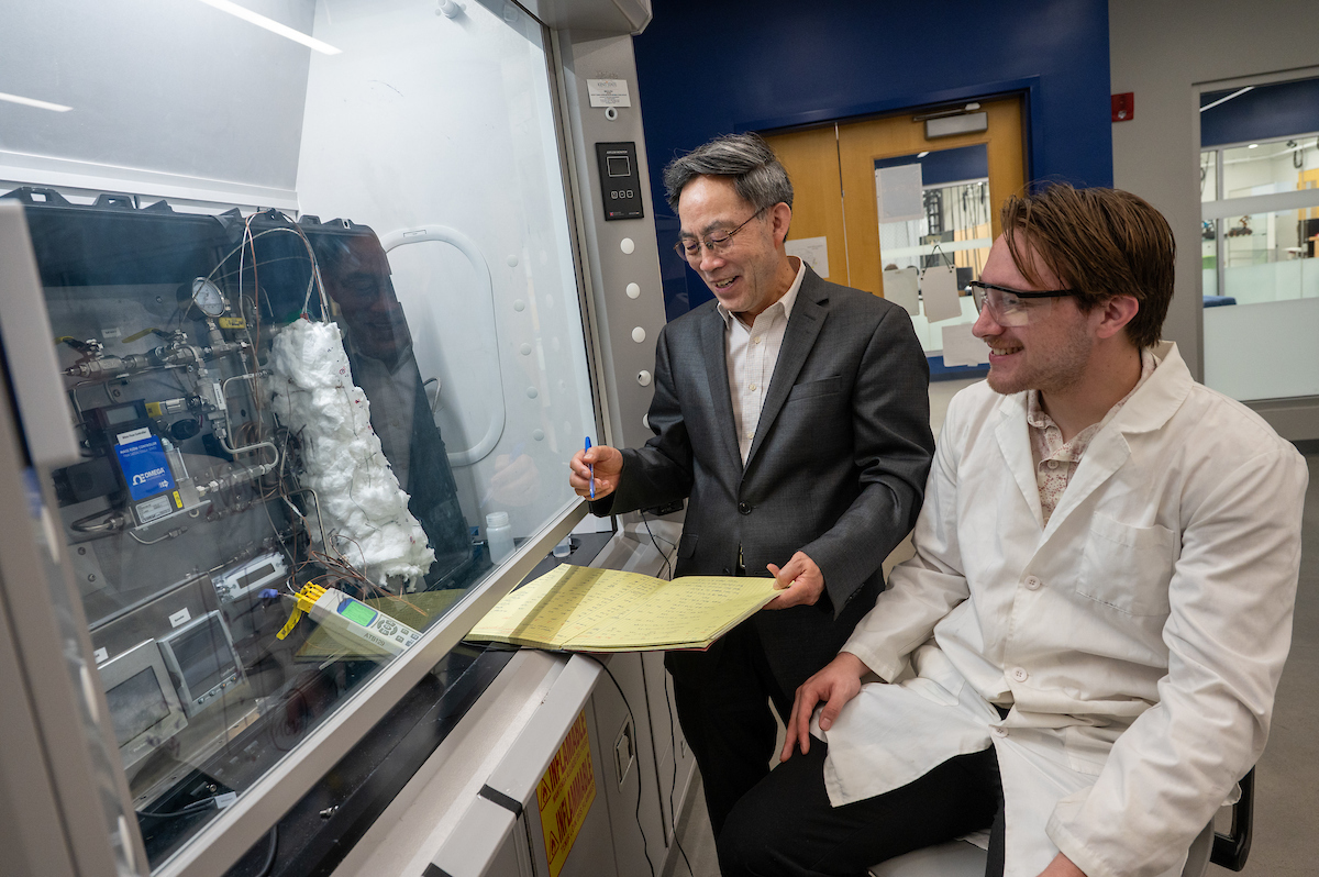 Ethan Wenk, senior engineering technology major in the College of Aeronautics and Engineering, had the opportunity to participate in the SURE program.
