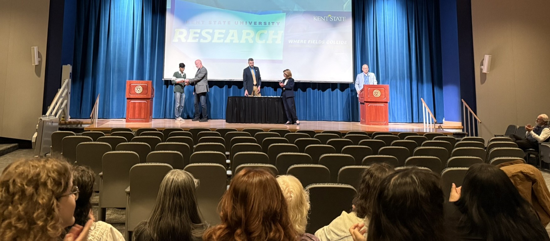 The award ceremony for the Summer Undergraduate Research Experience was held October 17, 2025