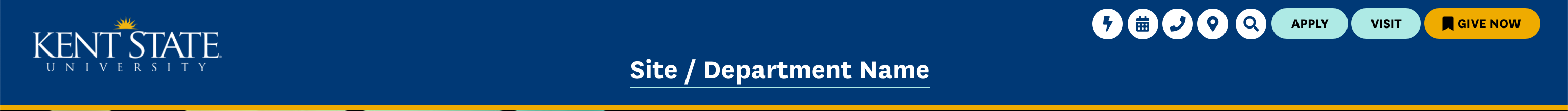 Generic Kent.edu Header