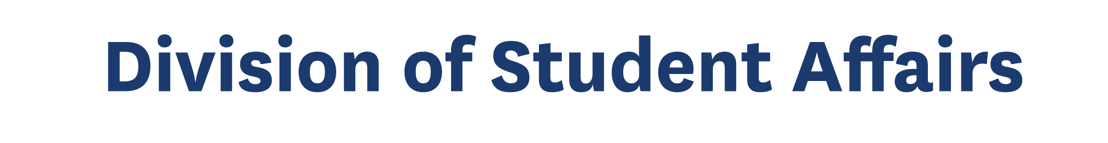Division of Student Affairs Header