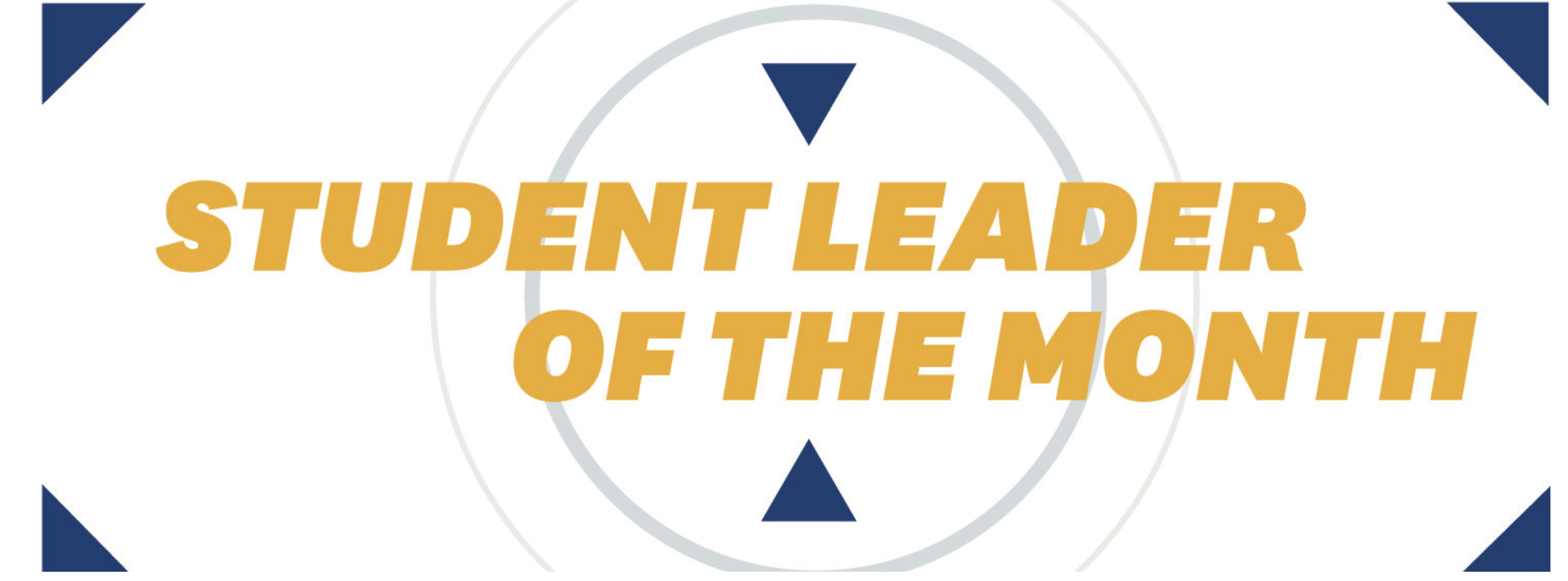 Student Leader of the Month Image