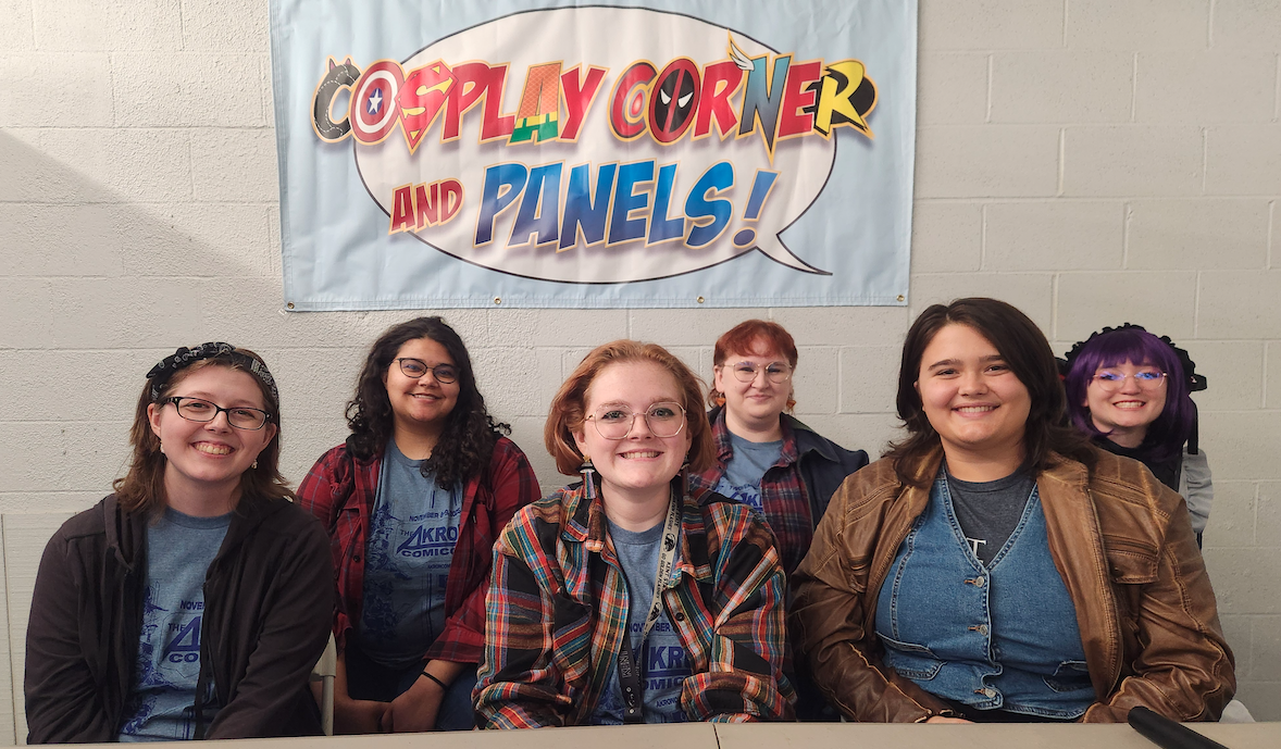 The "Flash Fiction" panel at Akron ComicCon