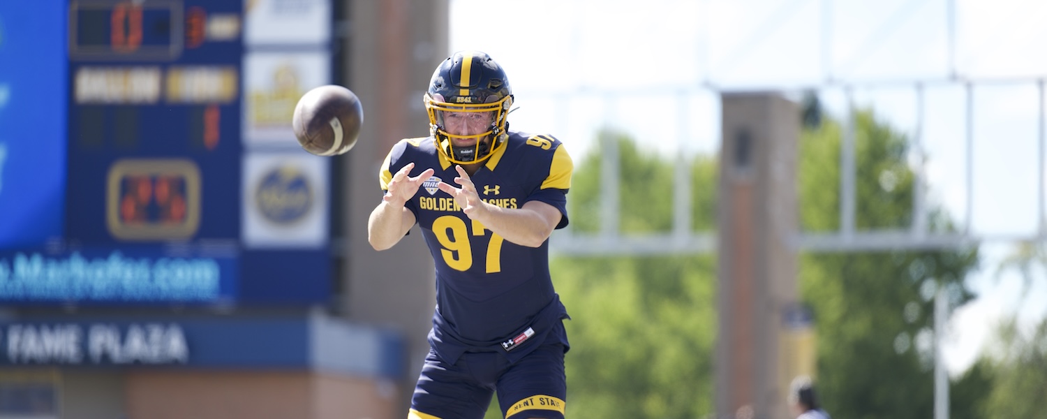 Australian first-year punter Jake Stoeckel 