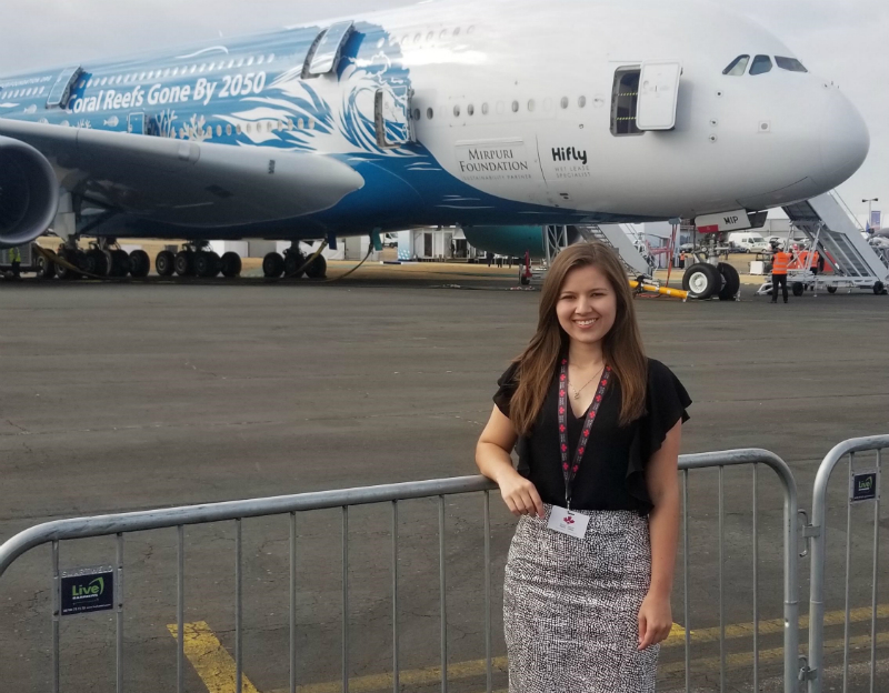 Aerospace Engineering student, Sydney Bihn