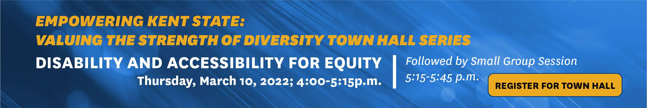 Disability and ɫapp for Equality Town Hall, March 10, 2022