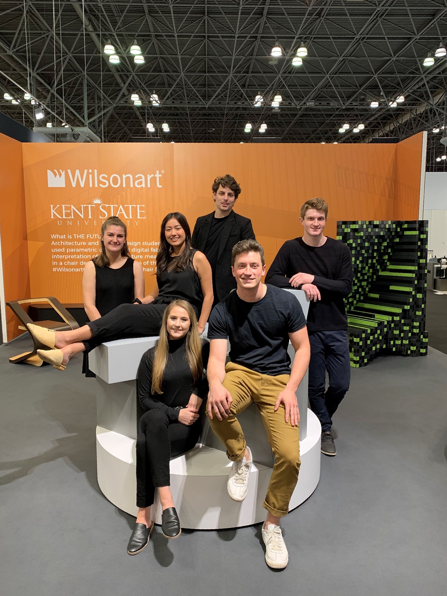 Kent State students at Wilsonart competition