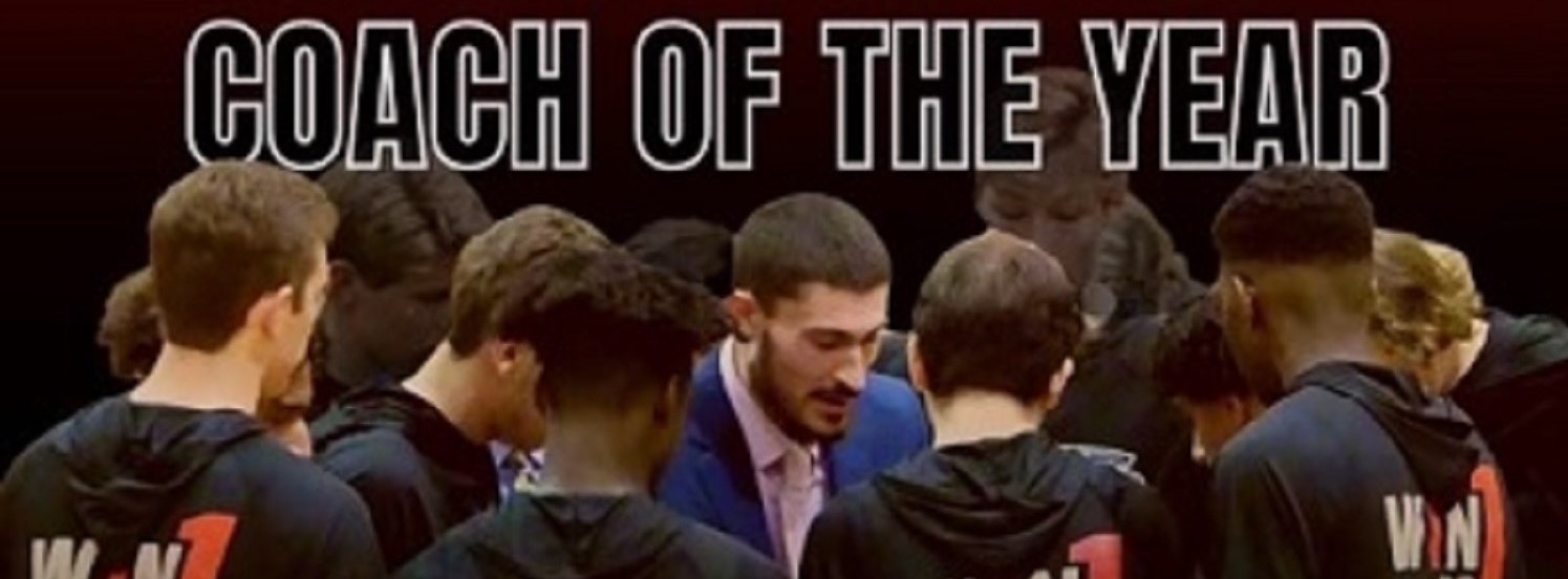 Zach Camporese Coach of the Year poster