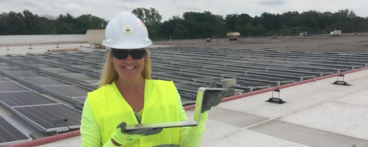 Alumna Emilie Oxel O’Leary, '93, is the CEO of Sunshine Solar