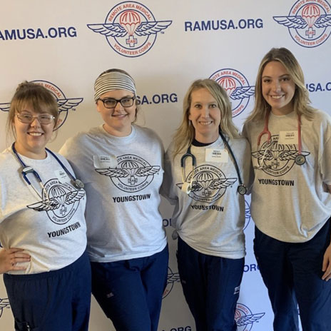 Student nurses who volunteered at the RAM free clinic Student nurses who volunteered at the RAM free clinic