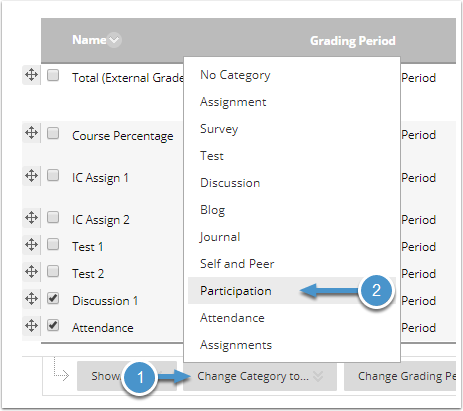 Select category