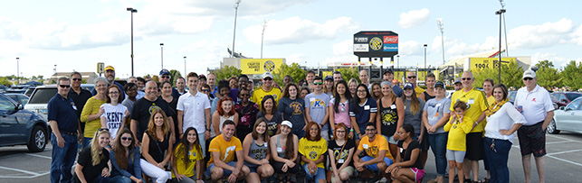 Alumni and friends at the Central Ohio Alumni Chapter Student Send Off event.