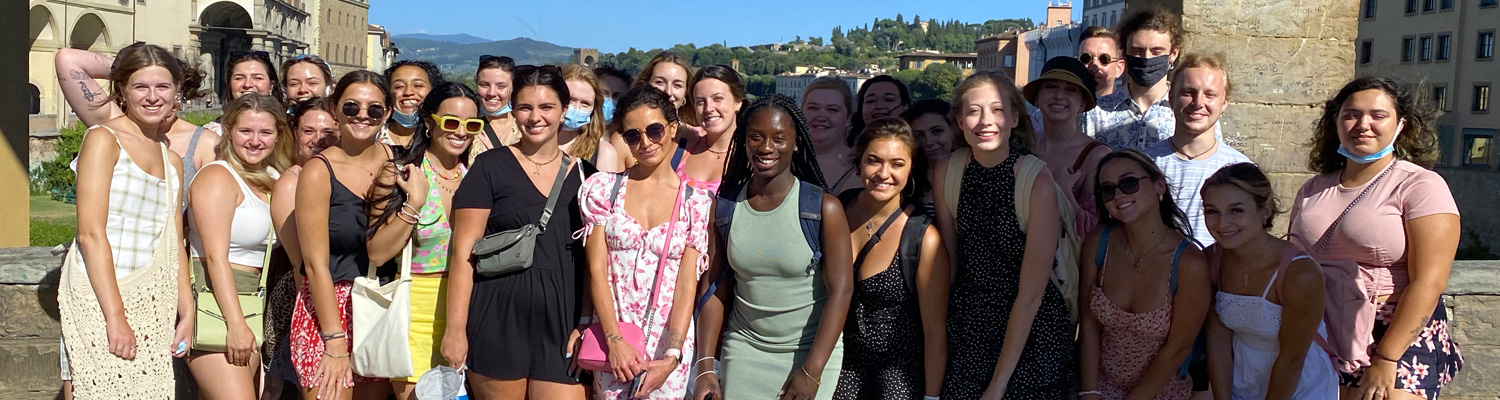 Image of Kent State Study Abroad Students in Florence Italy