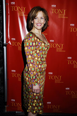 Alice Ripley at the Tony Awards. Photo Courtesy of Alice Ripley