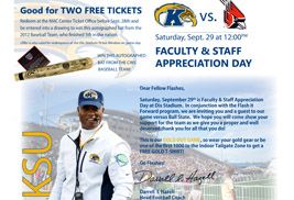 鶹ӰԺ State faculty and staff are invited to Faculty and Staff Appreciation Day on Sept. 29 at noon at Dix Stadium.