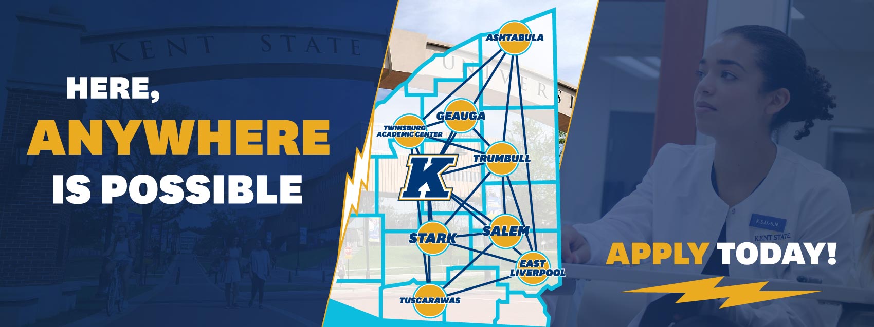 Ashtabula: Here, Anywhere is Possible. Apply Today!