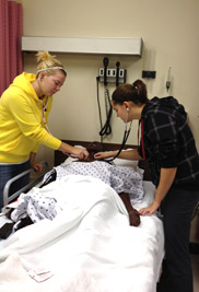 In the past, foundation funds have been used to upgrade the nursing simulation lab.