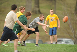 ɫapp’s Department of Recreational Services offers intramural leagues to Kent State community members. Beginning in the spring, Recreational Services will offer Kent State faculty and staff members exclusive intramural leagues.