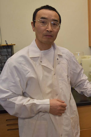 Qunxing Ding, associate professor of biology at ֱ State East Liverpool, offers free water testing to area residents.