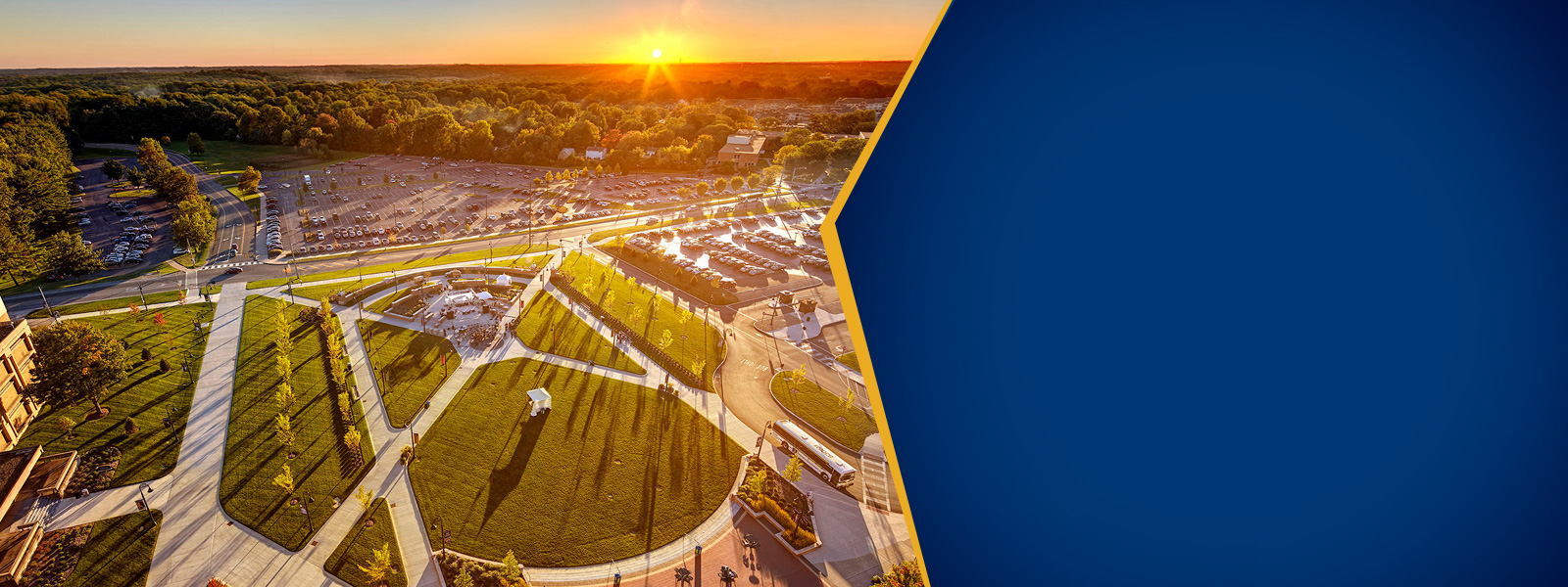 Kent State University Kent Campus Aerial View