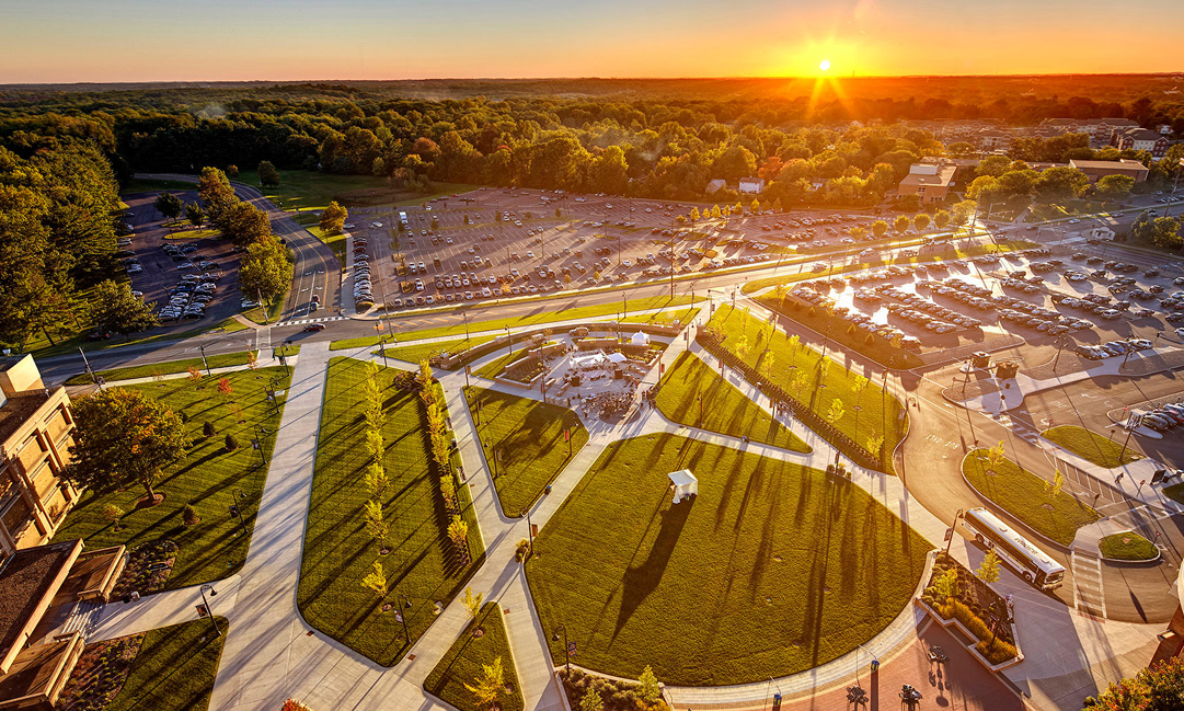 Kent State University Kent Campus Aerial View