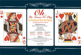 The ѿappUniversity Opera and Orchestra will present “Oh … The Games We Play,” an evening of one-act operas, from March 15-17. 