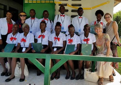 The first graduating class of nurse midwives