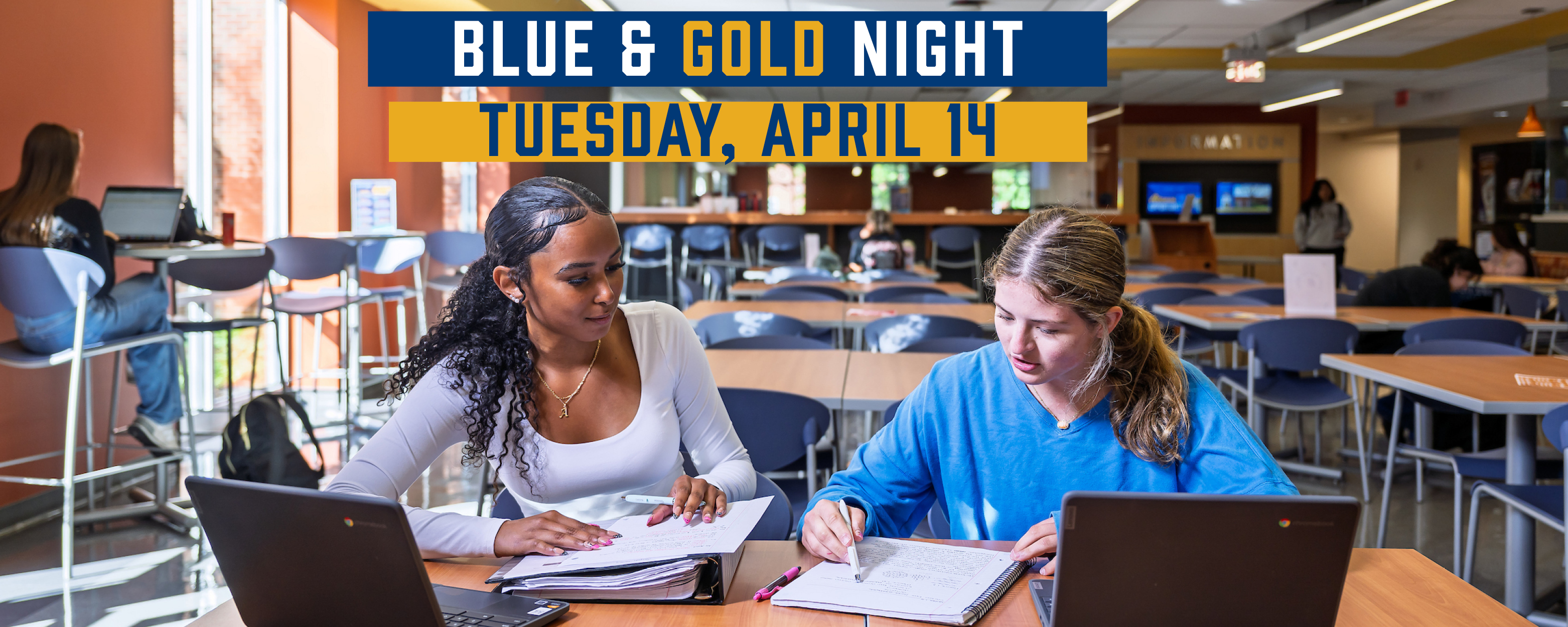 Ashtabula Campus Blue & Gold Night Open House is April 14th