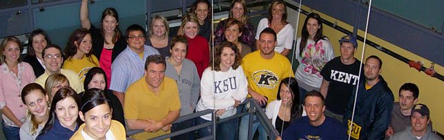 Kent State Alumni posing for a photo