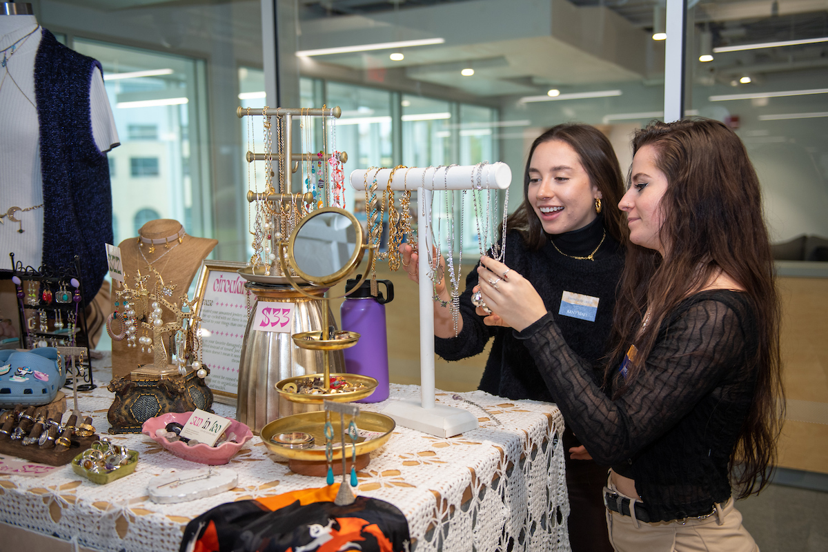 Businesses that got their start at LaunchNET displayed their work. Businesses that got their start at LaunchNET displayed their work.
