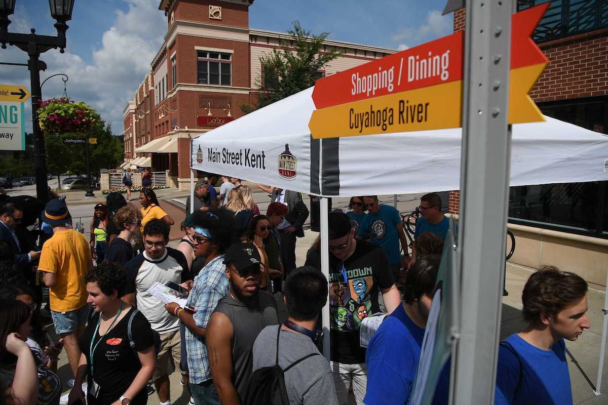 Main Street Kent sponsors many downtown Kent events that are a draw for students. Main Street Kent sponsors many downtown Kent events that are a draw for students.