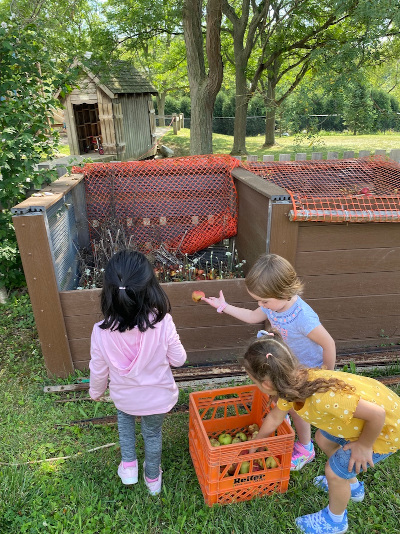 Children outdoors at CDC