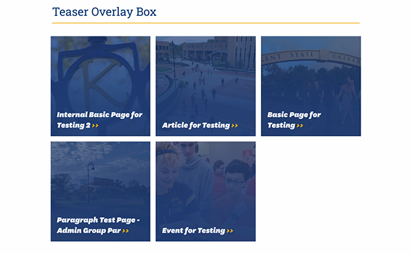 Drupal Overlay Box Teaser