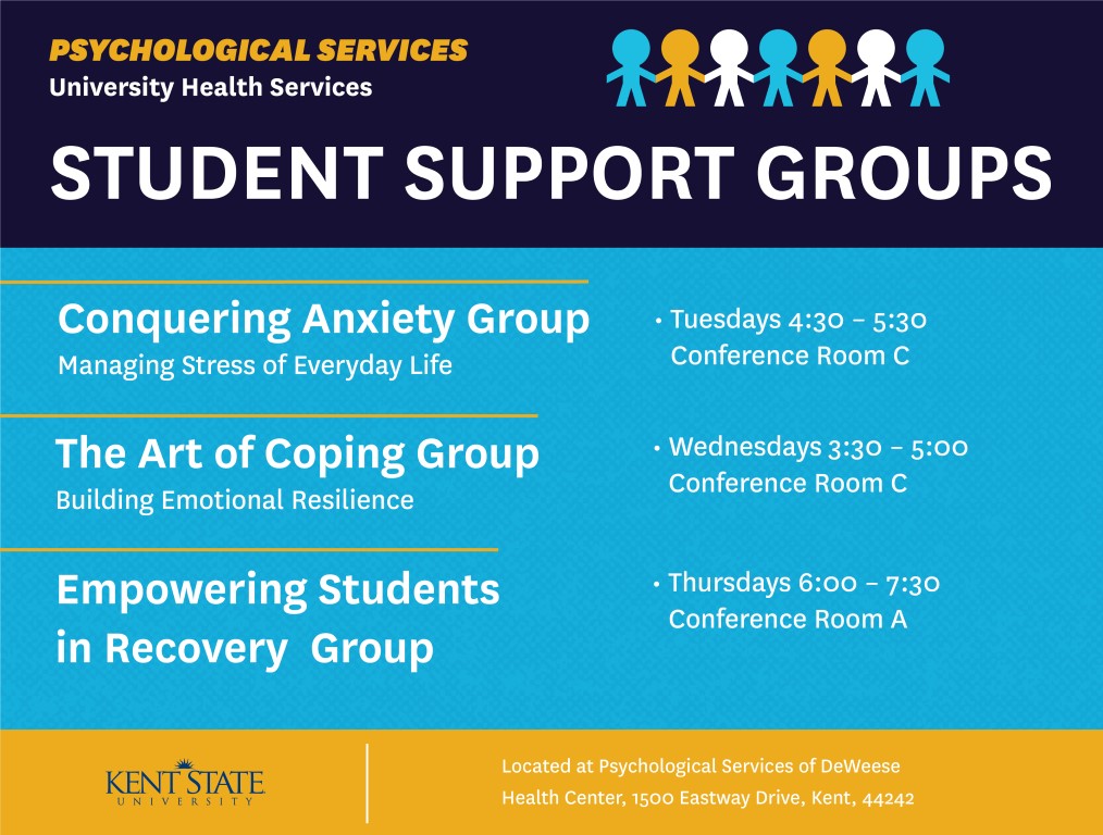 UHS Spring Semester Support Group Schedule