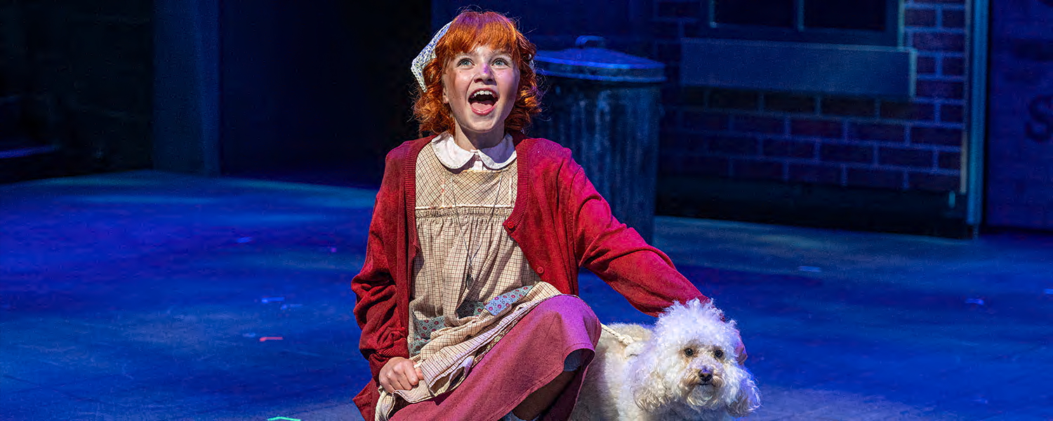 A scene from a production of "Annie" at Ƶ State's Porthouse Theatre, Summer 2025