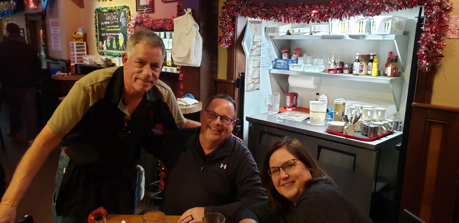 Patrick Watson, a 42-year employee of Ray's Place, was tending bar the night Colleen and Eric Morgan met in 1990.. Patrick Watson, a 42-year employee of Ray's Place, was tending bar the night Colleen and Eric Morgan met in 1990..