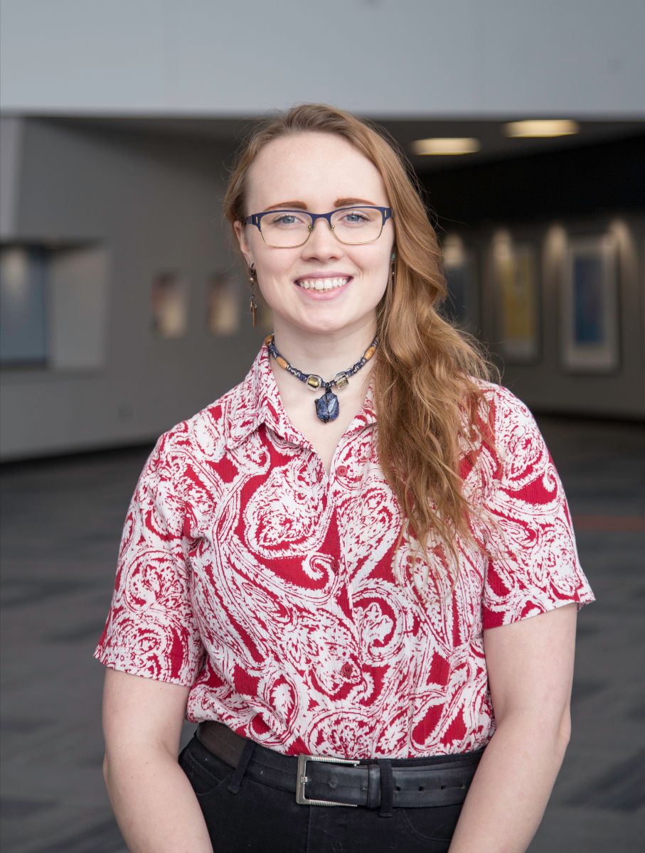 Maree "Raz" Rasmussen, Junior; Associates of Arts with focus on ASL and the Humanities Major: Architecture; Minors: Sustainability and Construction Management; Teaching Assistant for Dr. Du Introduction to Sustainability