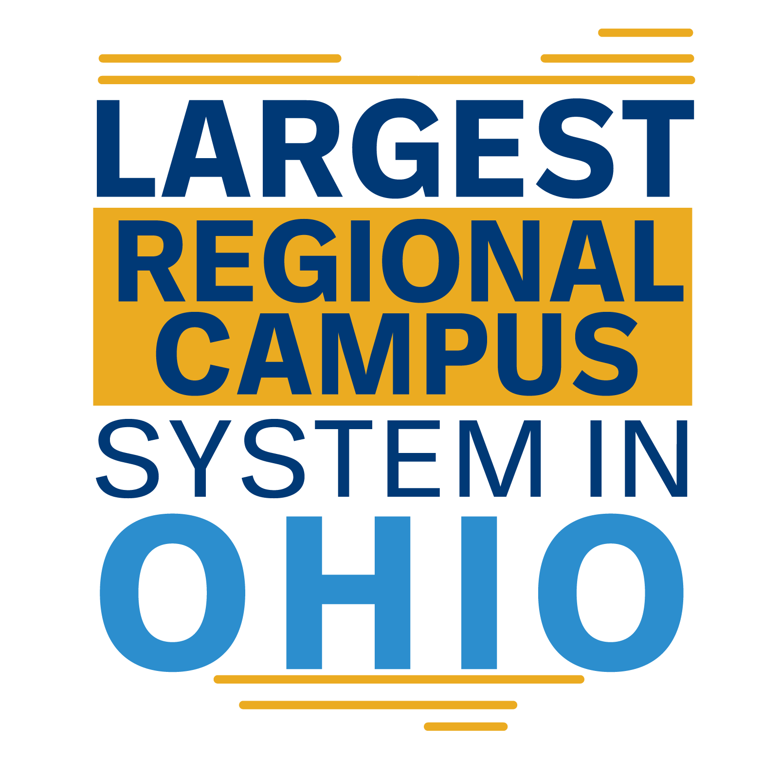 Largest regional campus system in Ohio