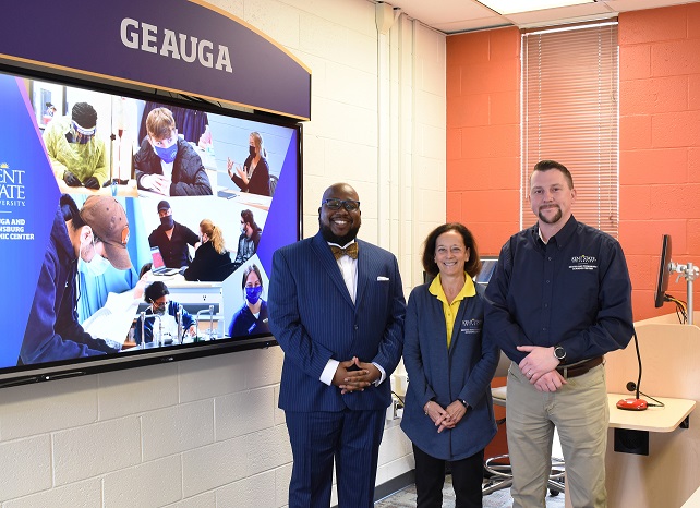 Lance Williams, Judy Paternite, and Kevin Hilger in Geauga Zoom Room