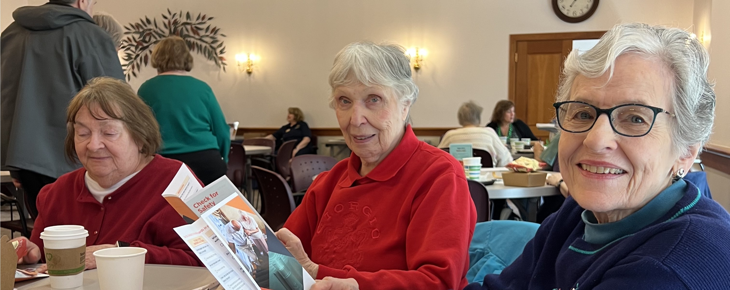 Seniors at a Senior Center