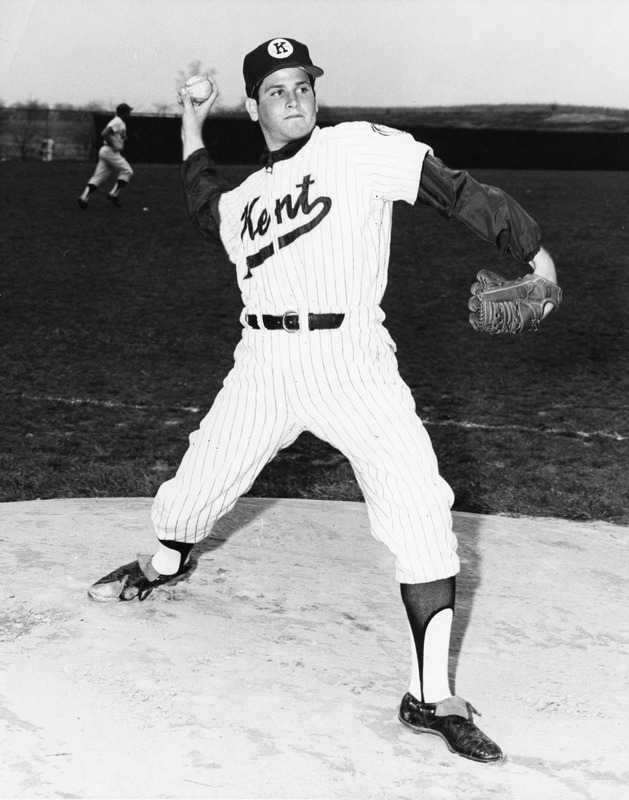 Steve Stone in the 1960s playing baseball