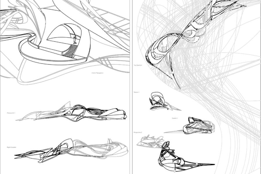 Flying pavilion project