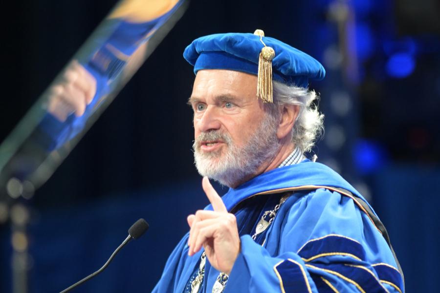 Kent State President Todd Diacon at Commencement, December 2025
