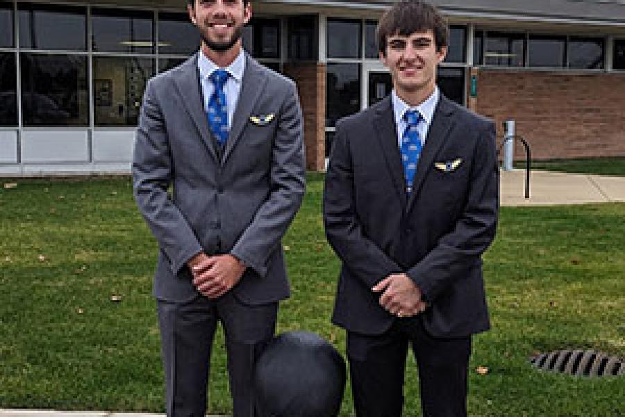 Cole Hebbard and George Ludziczak at NIFA 2023
