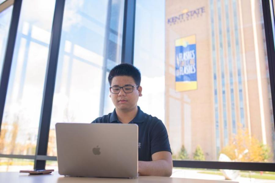 Tuan Kiet, Kent State Undergraduate Student 