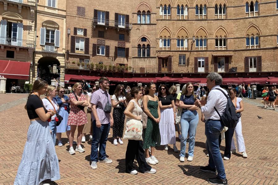 Students in Siena