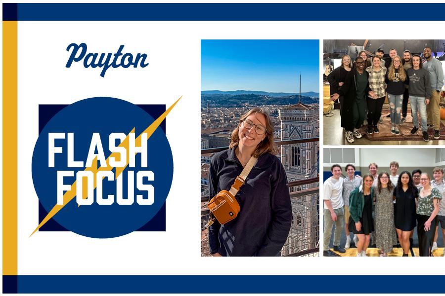 Flash Focus Payton Schramski banner