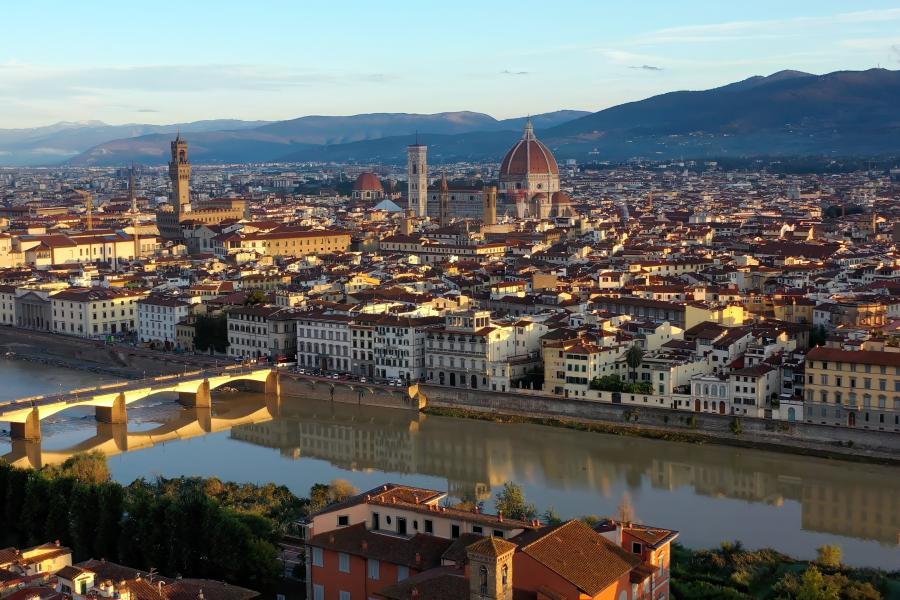 An image of the Florence, Italy skyline.