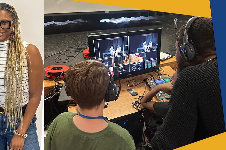 Fostering Pathways mentors with students