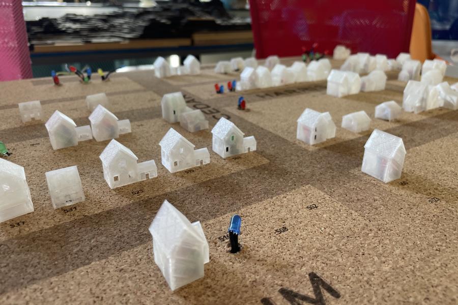 photo of neighborhood of 3d printed houses
