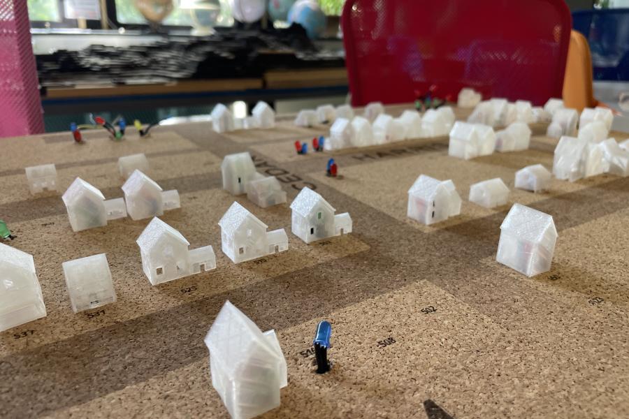 photo of neighborhood of 3d printed houses